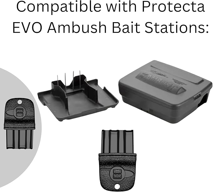 Key for ProTecta EVO Bait Stations - Rat Bait Station Key Compatible with Protecta EVO, Express, Ambush and Circuit Bait Station - Comes with Robby’s Cloud Keychain (1 Pack)