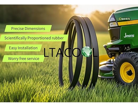 5103748 LTACOOL Lawn Mower Deck Belt 5/8" x 162 3/4" Compatible with Ferris 5103927 Most F125XT IS700Z and IS2100Z Series Mowers