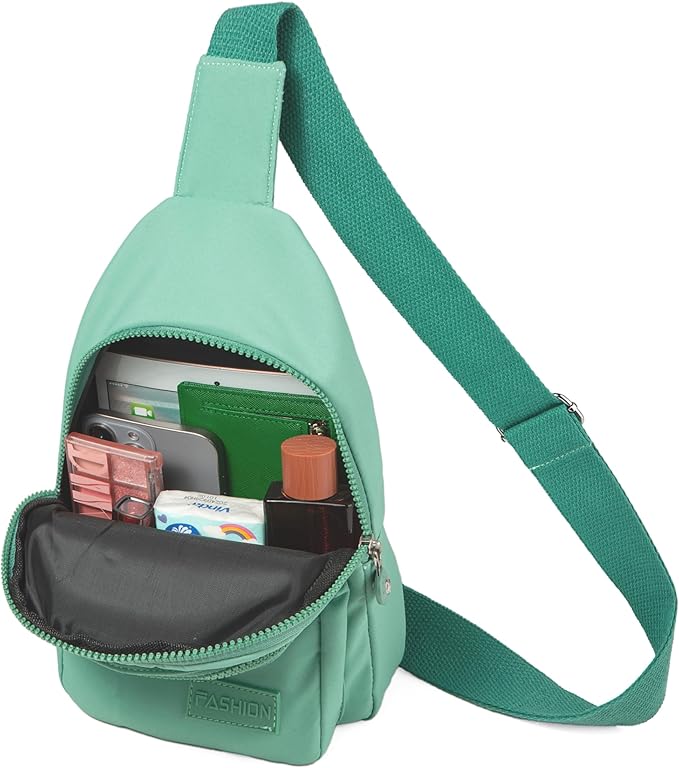 Small Sling Backpack Crossbody Sling Bag for Women, Chest Bag Daypack Fanny Pack Cross Body Bag for Outdoors Hiking Traveling