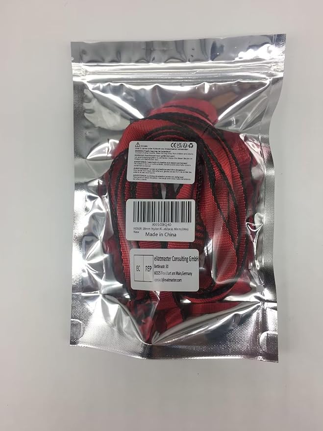 FOSER 18mm Nylon Climbing Sling Runner, 23KN Nylon Rope,Apply to Rock Climbing, Mountaineering, Hiking, Downhill, Emergency Equipment, etc