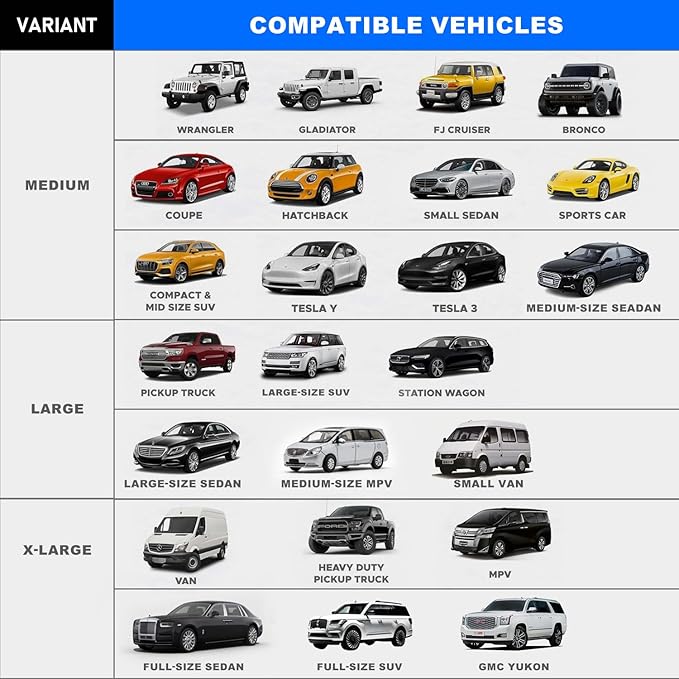 Windshield Cover for Ice and Snow,Heavy Duty 600D Oxford Fabric,Snow Windshield Cover for Car,Trucks, SUV,MPV,Van,Standard Winter Frost Hails Windshield Protector Blanket,X-Large,72/57Wx50D Inch