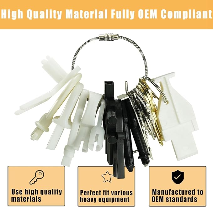 21 Pcs Dispenser Key Set for Waffle San Ja-mar Geo-rgia Pa-cific to-rk Kim-berly Cl-ark Bra-dley Paper Towel Toilet Paper Soap Dispensers Universal Replacement Keys Cat 74 E114 Key
