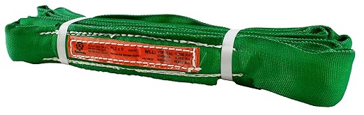 Power Lift PL2x5' Green Polyester Round Sling (5,300 lb. Vertical Capacity)| Various Sizes in Listing | Kennedy Wire Rope & Sling Co. | Proudly Manufactured in The USA