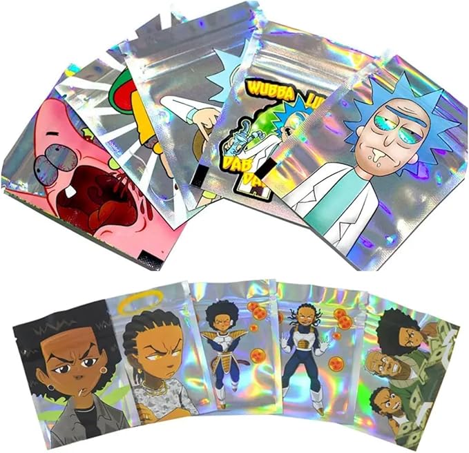 1000 Pcs Custom Print Aluminium Foil Bags(Min Order 1000 Pcs),Smell Proof Pouch for Business Packaging,Resealable Stand Up Zipper Bag for Food Storage,Pet,Dried Food,Snack(Exclude Shipping Fee）