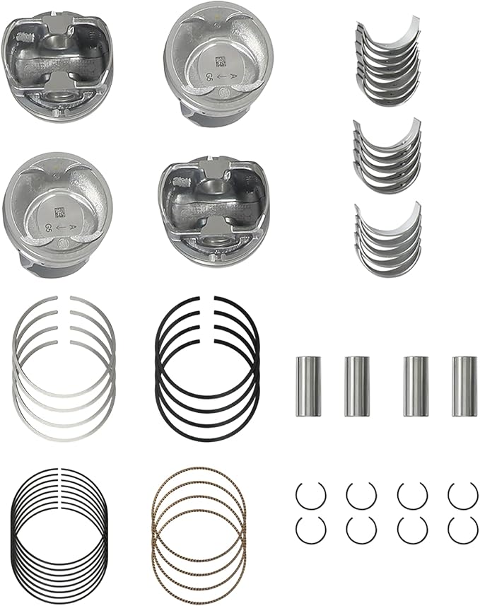 G4KJ Engine Rebuild Kit Timing Chain Kit with VVT Gear Piston Kit Fit for Kia Optima Sorento Sportage 2.4L 2011-2018 Fit for Hyundai Sonata Santa fe Tucson 2.4L 2011-2020 24350-2G750 243212G111