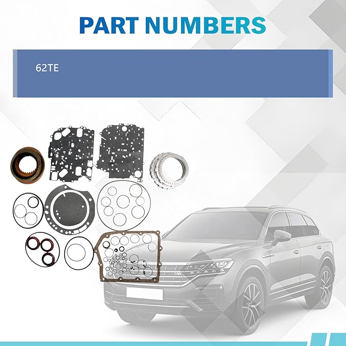 Transmission Master Overhaul Rebuild Kit 62TE Compatible with Dodge Ram 200 Routan Pacifica 2008-UP After-Market Parts