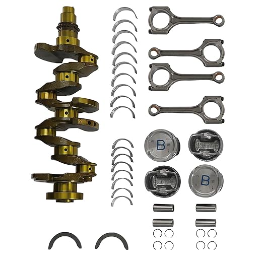 Head Gasket Set Timing Chain Kit & VVT Engine Overhaul Rebuild Kit Crankshaft Connecting Rods Pistons Kit Fit for Hyundai Kia G4NA 2.0L 2013-2022 23110-2E501, 623V6-2EH00; 20910-2EA00, 21356-2E021