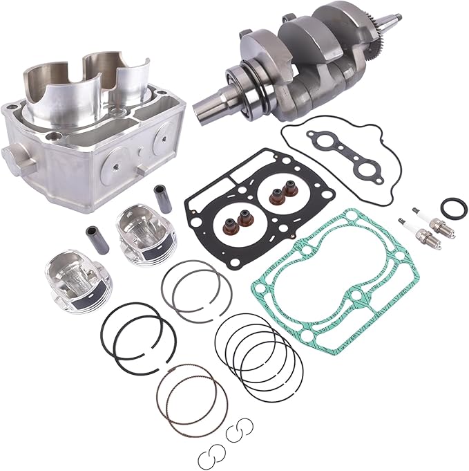 Cylinder Crankshaft Rebuild Kits Replacement for Polaris RZR 800 S4 Ranger 4X4 Sportsman Replace #2205112 2204393 GELUOXI
