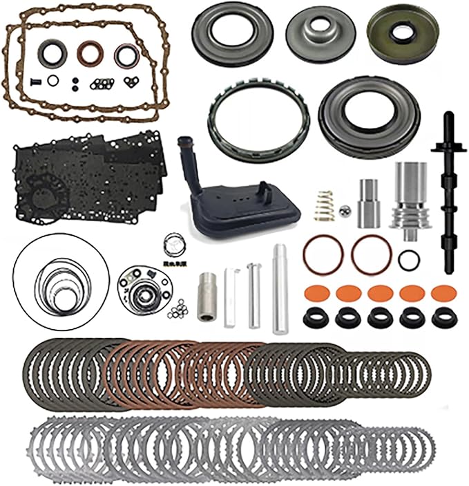 6L90 6L90E 6L80 6L80E Transmission Master Rebuild Kit Overhaul w/Pistons Filter Friction Fits for Escalade STS for Camaro Silverado Suburban Express 1500 2500 3500 Car Aftermarket Parts