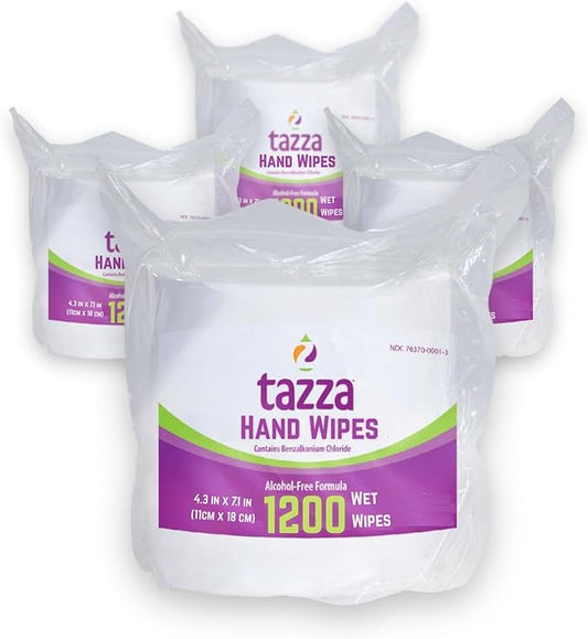 Ultra Budget Wet Wipes for High Use Commercial Settings- Bulk 4 x 1200 Ct, Durable Pre-Saturated Cleaning Gym Wipes. Less than 1cent per wipe
