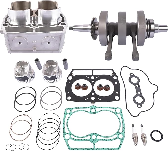 Cylinder Crankshaft Rebuild Kits Replacement for Polaris RZR 800 S4 Ranger 4X4 Sportsman Replace #2205112 2204393 GELUOXI