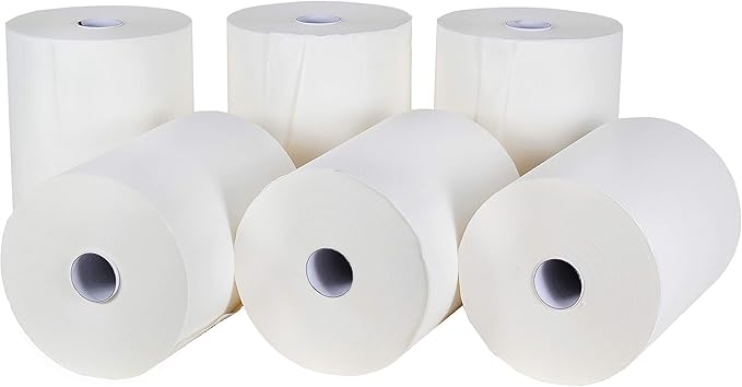 MULMEHË High Capacity Dispenser TAD Paper Towels, 6 Rolls, 10" x 800' Roll