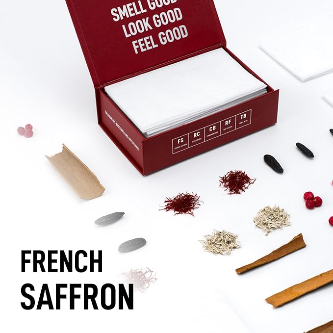 Laundry Sauce - Laundry Dryer Sheets (French Saffron), Luxury Fragrance, Contains Essential Oils, Softens Fabric, Removes Static Cling, Eco-Friendly Packaging, Travel Friendly, 69 Count