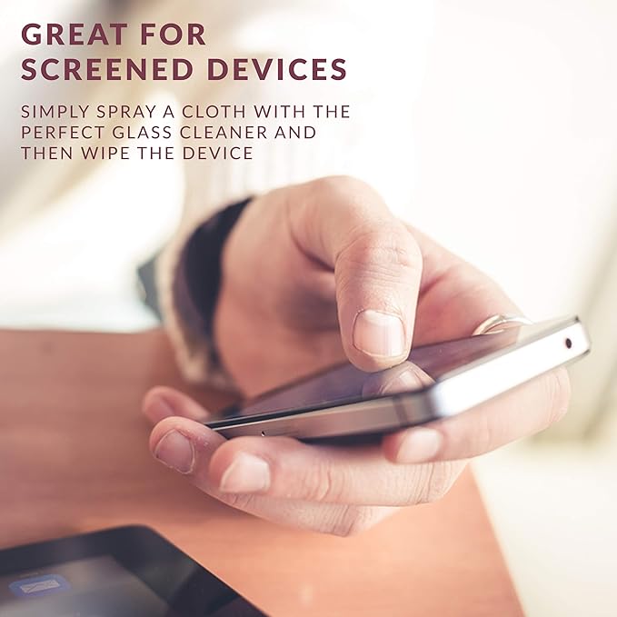 HOPE'S Perfect Glass Cleaner, Streak-Free, Ammonia-Free Window, Mirror, Screen, and Shower Door Cleaner, Indoor and Outdoor Glass Surfaces, 32 Fl Oz Spray Bottle and 67.6 Fl Oz Refill, Pack of 1