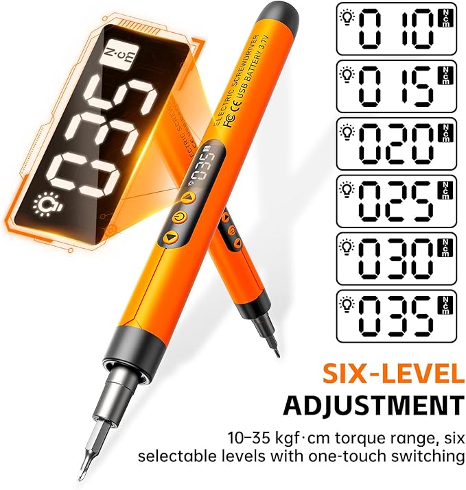 Mini Electric Screwdriver Set 120-IN-1: UnaMela Small Electric Screwdriver Cordless - 120 Precision Bits, LED Light, Magnetic Power Screwdriver Repair Tool Kit for PC RC Electronics