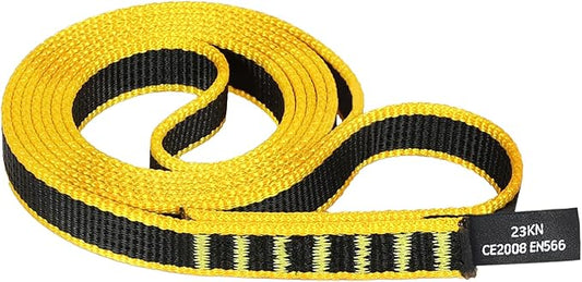 18mm Nylon Climbing Sling Runner 23KN CE2008/EN566 Certified - Webbing Straps for Outdoor Rock Climbing, Rappelling, Swing, Yoga Hammock etc