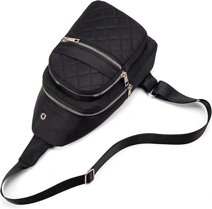 Small Sling Backpack Crossbody Sling Bag for Women, Chest Bag Daypack Fanny Pack Cross Body Bag for Outdoors Hiking Traveling
