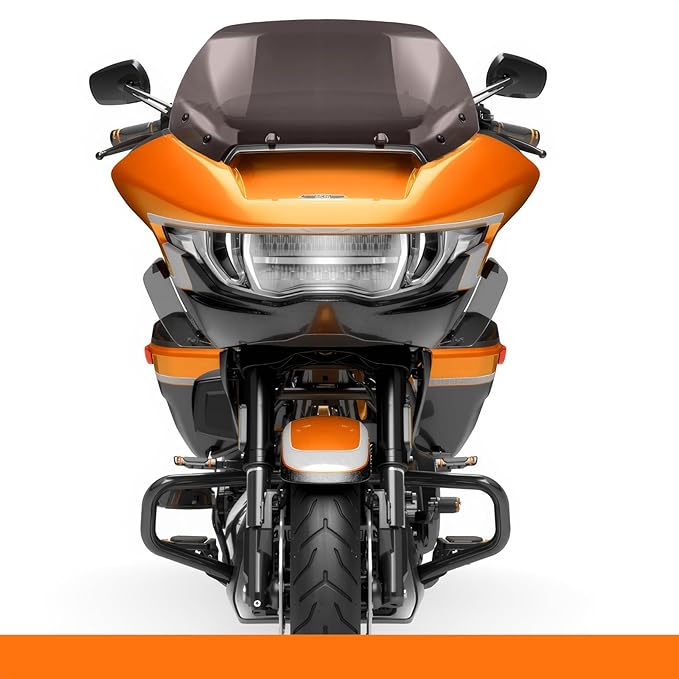 11.5" Wave Windshield Windscreen Wind Splitter Compatible for Harley CVO Road Glide FLTRXSE, CVO Road Glide ST FLTRXSTSE, Road Glide FLTRX 2024 for CVO Road Glide FLTRXSE 2023 (Smoke)