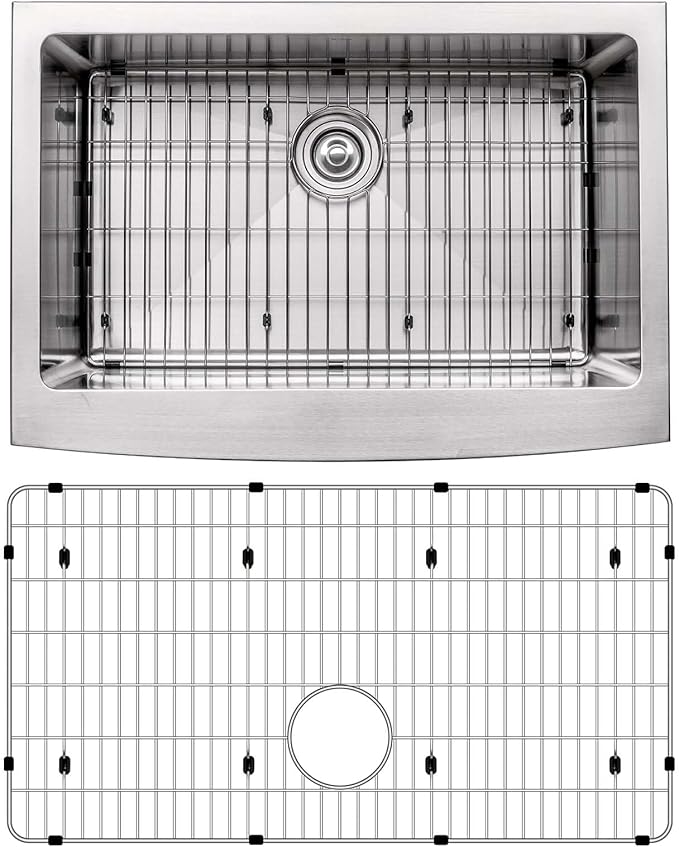 CTXBG2614 Sink Protectors 26-3/8" x 14-3/8" x 1-1/4"for Bottom of Kitchen Sink ，Stainless Steel Bottom Grid Sink Racks for sink bowls EFRU281610T, EFRU2816T, EFU281610T