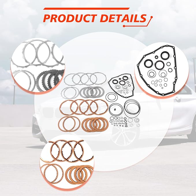 JF015E RE0F11A Transmission Master Rebuild Kit Overhaul, Compatible with March Sentra Cube Versa Tiida CVT, Automotive Rebuild Overhaul Kit with Seals Replaces Part