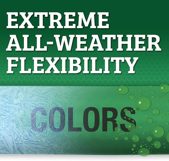 Flexzilla Colors Garden Hose 5/8 in. x 25 ft., Lightweight All-Weather Water Hose, Durable and Flexible, Leak-Free Connections, Forest Green