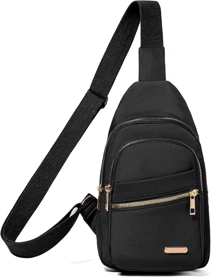 Small Crossbody Sling Backpack Sling Bag for Women, Chest Bag Daypack Fanny Pack Cross Body Bag for Hiking Traveling Outdoors
