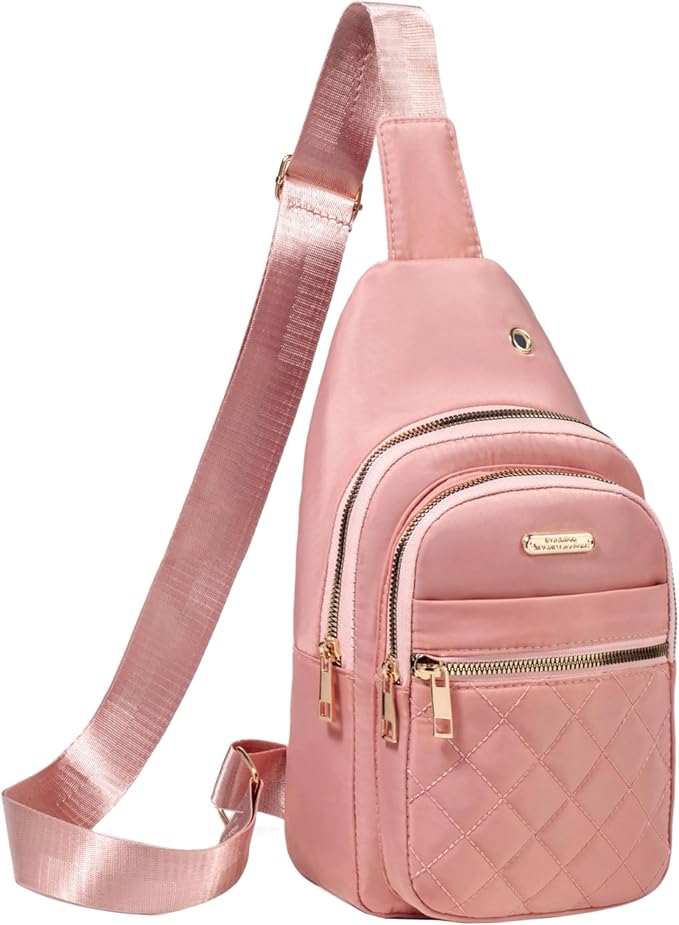 Small Sling Bag Crossbody Sling Backpack for Women, Chest Bag Daypack Cross Body Bag Fanny Pack for Outdoors Hiking Traveling