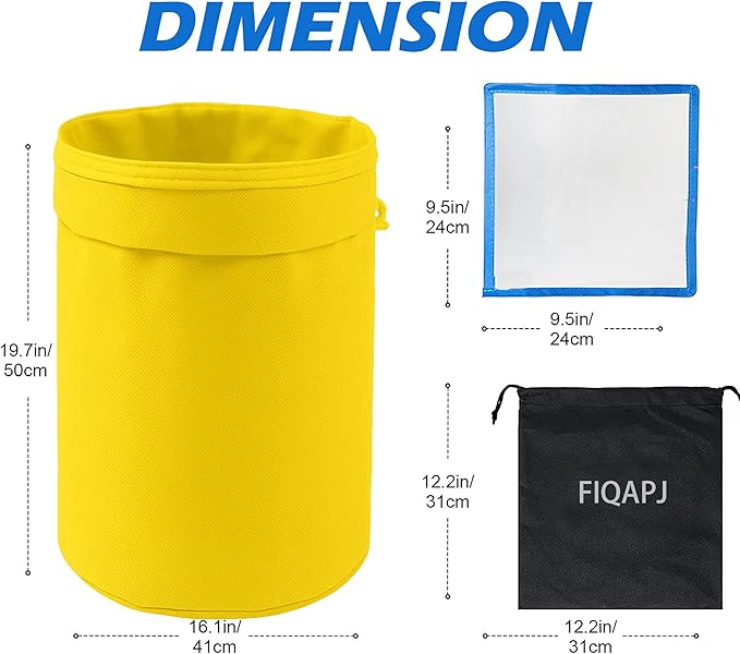5 Pieces 5 Gallon Straining Bag Oxford Cloth for 5 Gallon Bucket, Reusable Household Food Separation Bag for Hydroponics, Gardening, Juice (25 to 220-Micron)