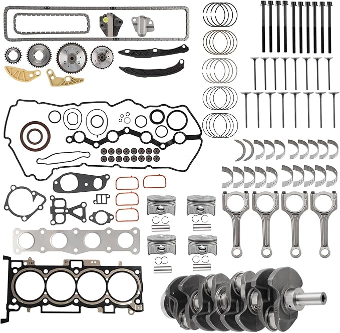 23111-2G400 23510-2G440 24350-2G750 G4KH 2.0T Engine Rebuild Piston Gasket Kit Crankshaft ConRod Set For Hyundai KIA Crankshaft Bearings 23410-2G410 21020-2G000