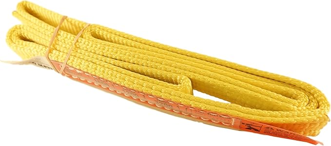 DD Sling. Multiple Lengths! (100% Made in USA) 1" width, 1 Ply, Nylon Lifting Slings, Eye & Eye, Heavy Duty (900 webbing), 1,600 lbs Vertical, 1,200 Choker, 3,200 Basket (1"x4')