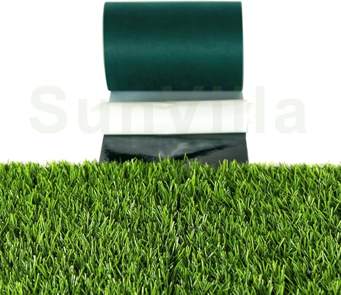 SunVilla Artificial Grass Green Joining Fixing Turf Tape Self Adhesive Lawn Carpet Seaming Tape -6 in x 33 FT (15 cm X 10 m)