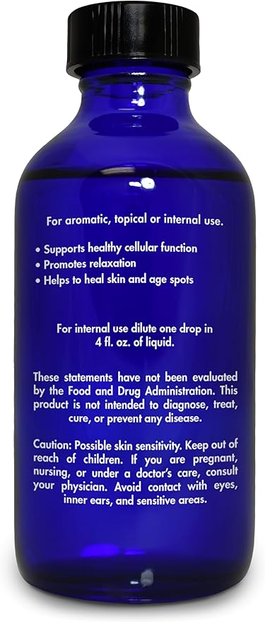 Frankincense Essential Oil, Food Grade, for Face – 100% Pure, Frankincense, Resin, Oil, Boswellia Serrata, Edible, by Zongle Therapeutics, 4 OZ