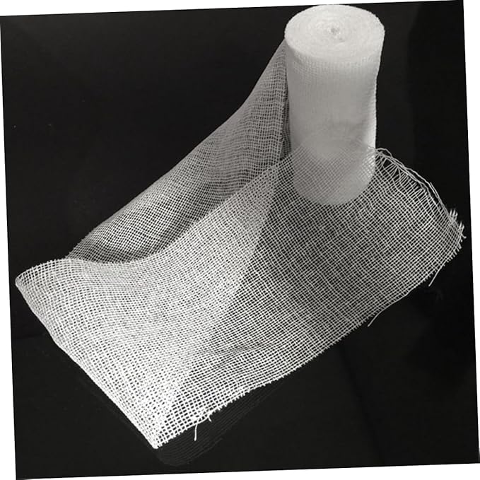 10pcs Gauze Rolls First Aid Dressing Wrap for Wound Care Training Absorbent Conforming Bandages for Surgery Aftercare and Sports Protection