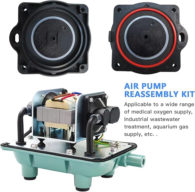 Air Pump Rebuild Complete Kit Replacement for Hiblow HP 80/HP 60 (style B)
