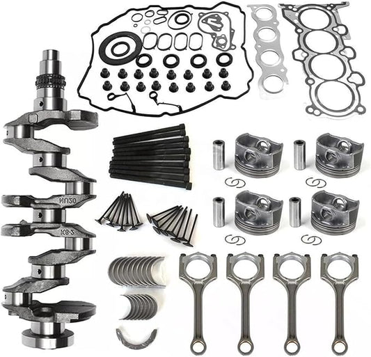 231102E510 23110-2E801 G4NH 2.0L Engine Rebuild Piston Gasket Set Crankshaft Rods Kit for Hyundai Kia 23510-2E460