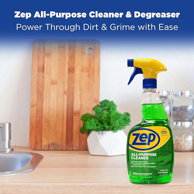 Zep All-Purpose Cleaner 32 oz (Case of 4) Cleans Almost Any Surface