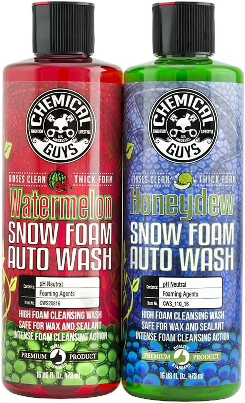 Chemical Guys HOL316 Ultimate Snow Foam Car Wash Combo Kit, 16 Fl Oz (Pack of 2)