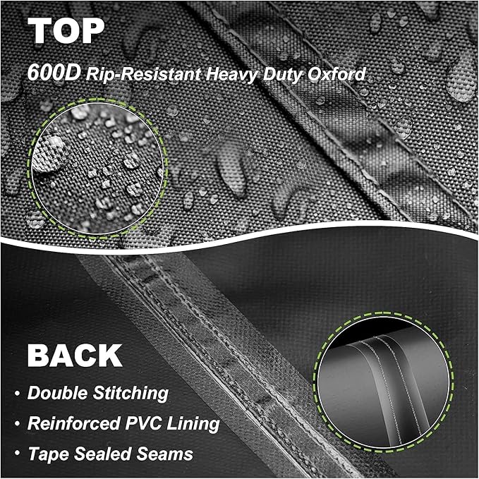 Tractor Cover Waterproof Compatible with Kubota,John Deere,Mahindra, Bobcat,Compact Utility Tractor Cowling Cover Heavy Duty Tractor Accessories Large (X-Large Cover)