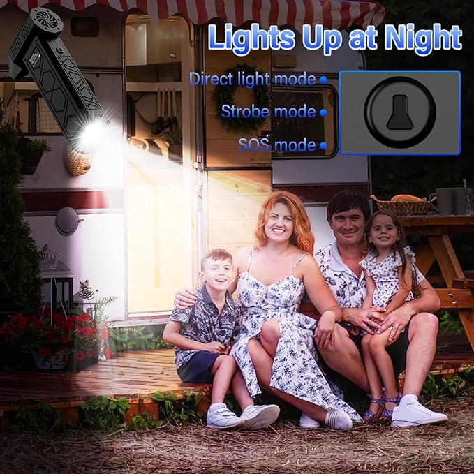 Electric Air Duster with Flashlight,180000RPM Compressed Air Duster Turbo Fan(10000mAh),Multipurpose Jet Fan,Electric Air Blower Duster with Assist Lighting, High-Speed Air Blower with 4 Gear-Black