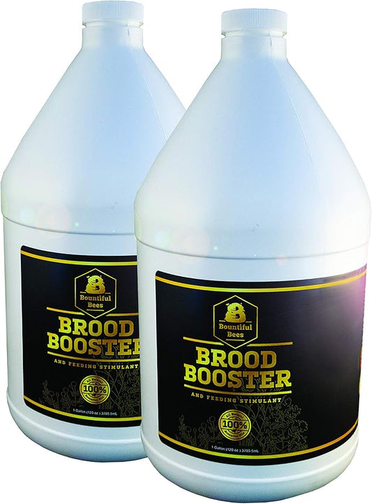 Brood Booster & Feeding Stimulant – 2 Gallon – Natural Honey Bee Supplement – Boosts Colony Growth – Prevents Syrup Fermentation – Aids Comb Building – Great for Nucs & Swarms
