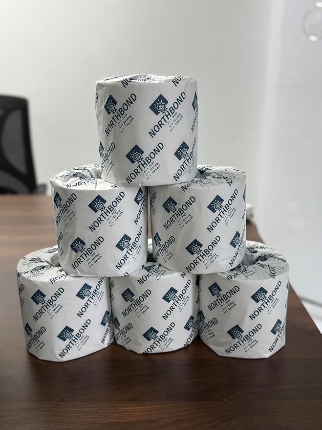 Northbond Luxury 3-Ply Bamboo Toilet Paper: Ultra-Soft, Strong & Smooth Bath Tissue. 40 Family Rolls (360 Reg. Rolls) = 23,045 Total Sheets. 100% Sustainable & Septic-Safe for Your Home.