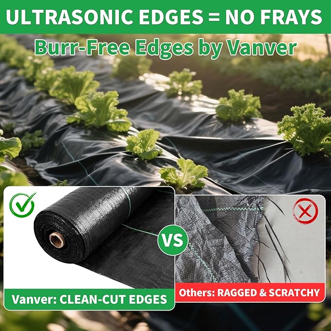 3ftx300ft Garden Landscape Fabric Weed Barrier Fabric Heavy Duty,Weed Blocker Fabric, Geotextile Fabric Under Gravel,Garden Tarp to Prevent Weeds, Landscaping Fabric, Driveway Fabric
