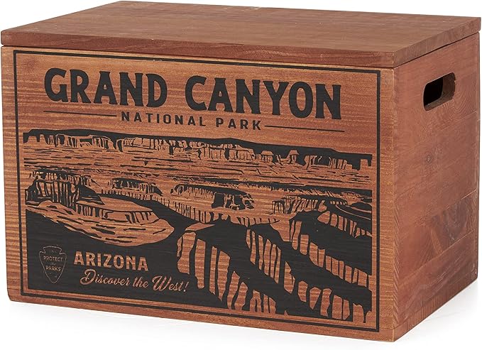 Better Wood Products Limited Edition Protect The Parks Series All Natural Fatwood Fire Starter Sticks, 13 Pound Wooden Crate, Grand Canyon
