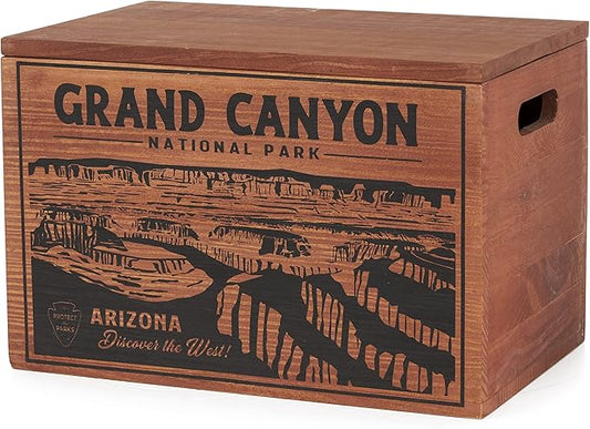 Better Wood Products Limited Edition Protect The Parks Series All Natural Fatwood Fire Starter Sticks, 13 Pound Wooden Crate, Grand Canyon