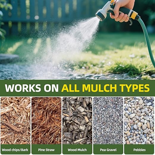 1 Gallon Garden Glue– Safe & Strong Mulch Glue for Home Yards –Covers 2X Area,Holds Mulch, Stones,Pebbles & Pine Straw in Place | Weatherproof, Non-Toxic Adhesive for Gardens,Walkways,Lawn,Driveways