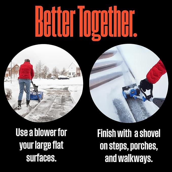 Westinghouse WSnow13S Corded Snow Shovel, 13-inches Wide, Electric Snow Shovel with 20ft Throwing Distance, Plows 430lbs/min for Driveway/Steps/Sidewalk/Porch