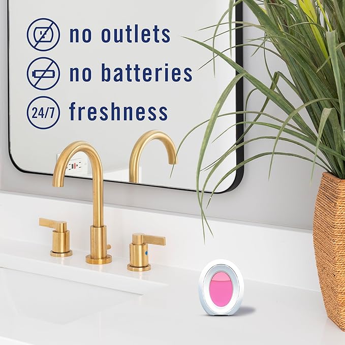 Febreze Bathroom Air Freshener, Odor-Fighting, Downy April Fresh, 6ct