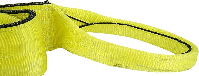DD Sling (USA Made). 4" x 6', 2 Ply, Nylon Lifting Slings, Master Edge, Eye & Eye, Heavy Duty, 11500 lbs Vertical, 9200 Choker, 23000 Basket Load Capacity (4" x 6')