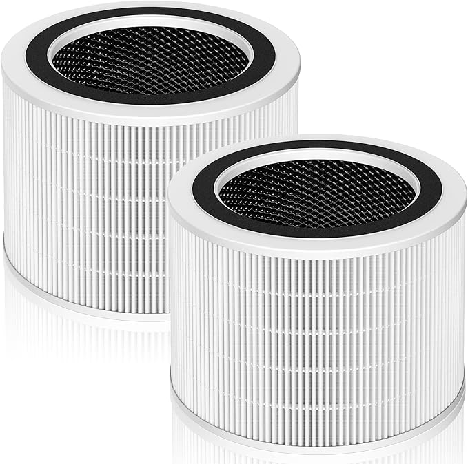 Core 200S Replacement Filter Compatible with LEVOIT Core 200S and Core 200S-P Smart WiFi Air Purifier, 3-in-1 H13 True HEPA Activated Carbon Filter, Core 200S-RF, White, 2 Pack