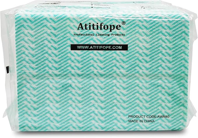 Multipurpose Cleaning Cloths Nonstick Wiping Rags Disposable Cleaning Towels Dish Cloths Reusable Wipes 80count